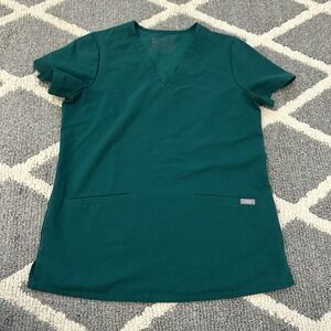 Figs Scrubs Casma Women Extra Small Green Technical‎ Collection Pockets